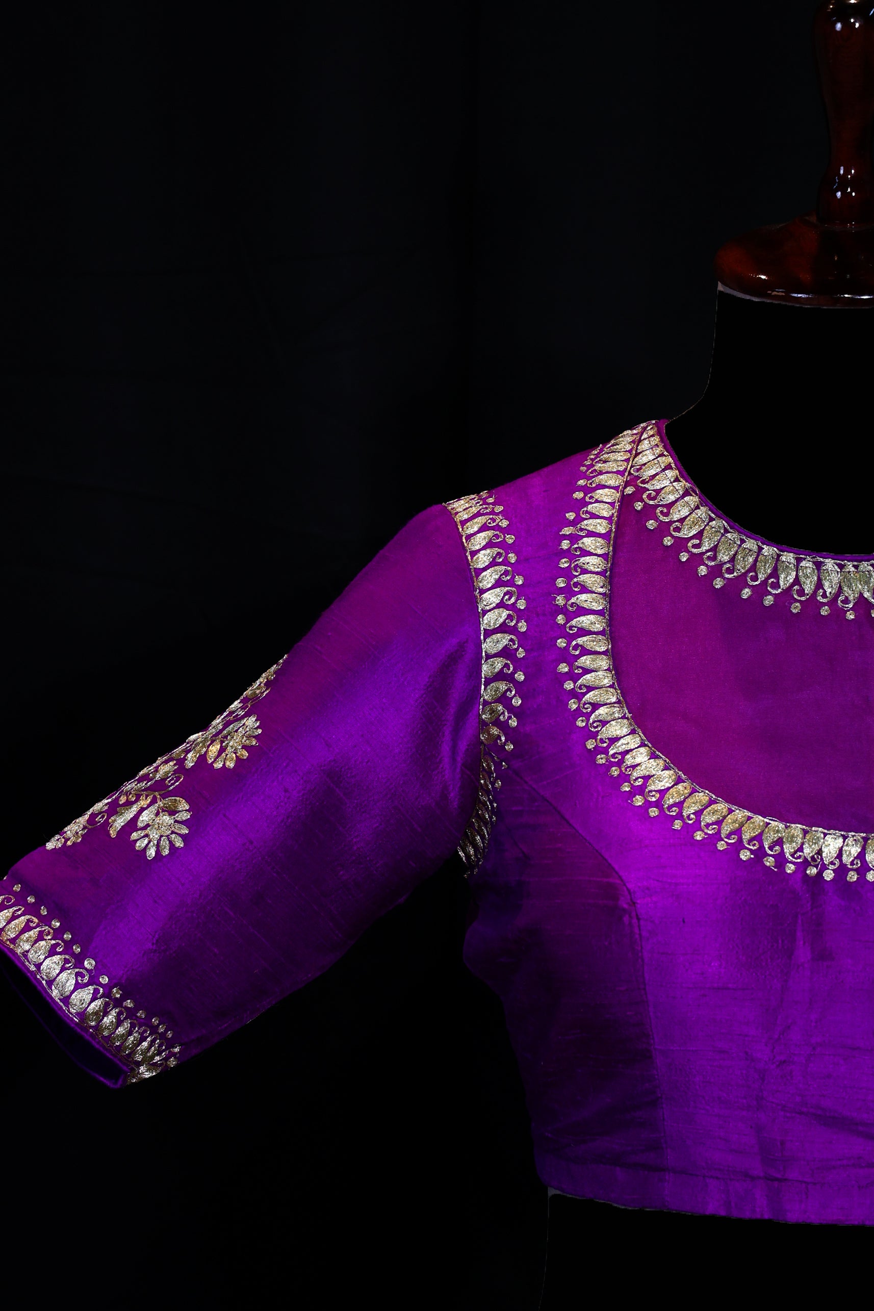 Raw Silk Pitazari Work